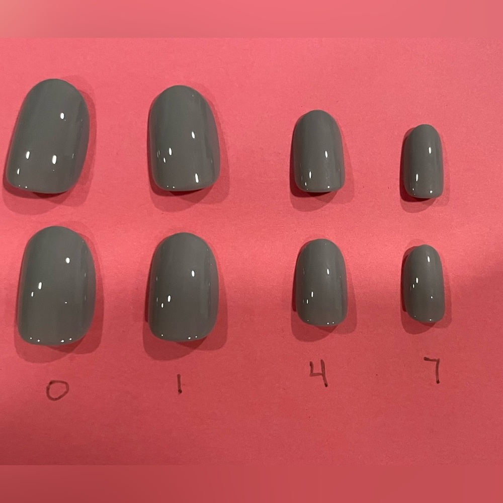 Silver Lining Lila Red Aspen Nail Dashes partial new set!